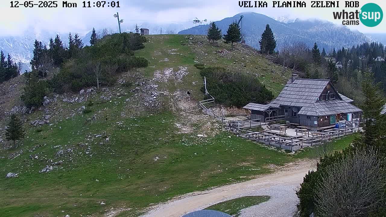 Zeleni Rob – Webcam live | Velika Planina