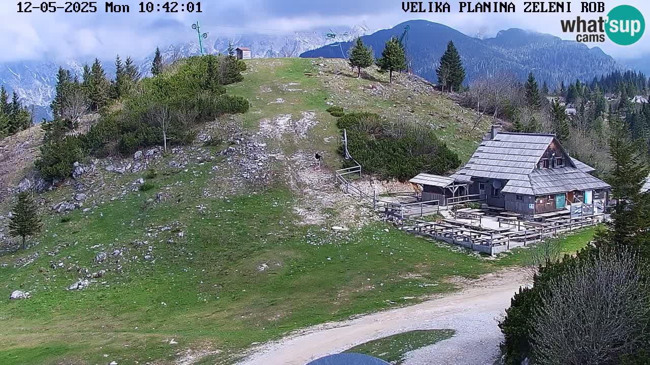 Zeleni Rob – Webcam live | Velika Planina