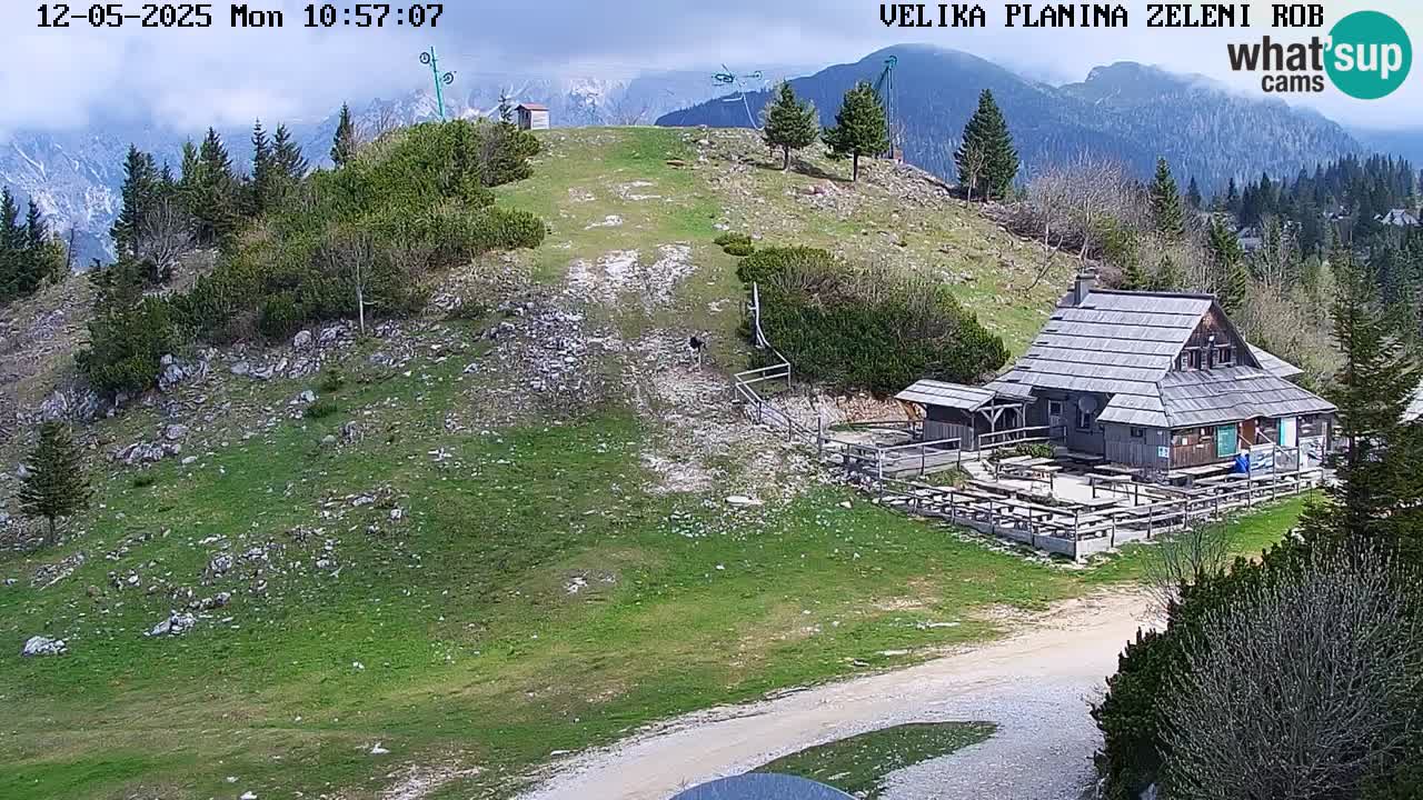 Zeleni Rob | Webcam live Velika Planina