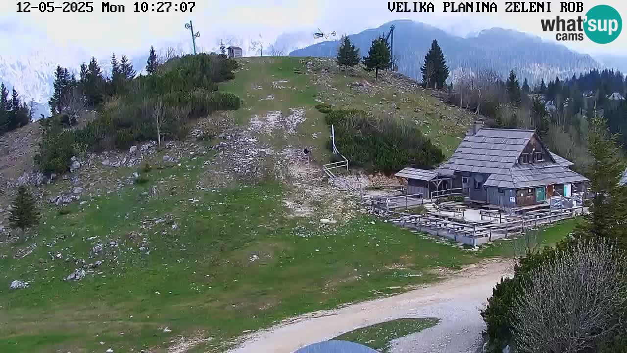 Zeleni Rob | Webcam live Velika Planina