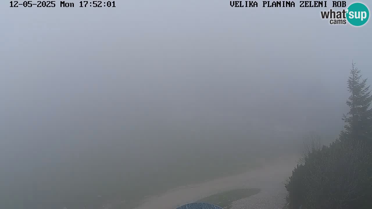 Zeleni Rob | Webcam en vivo Velika Planina
