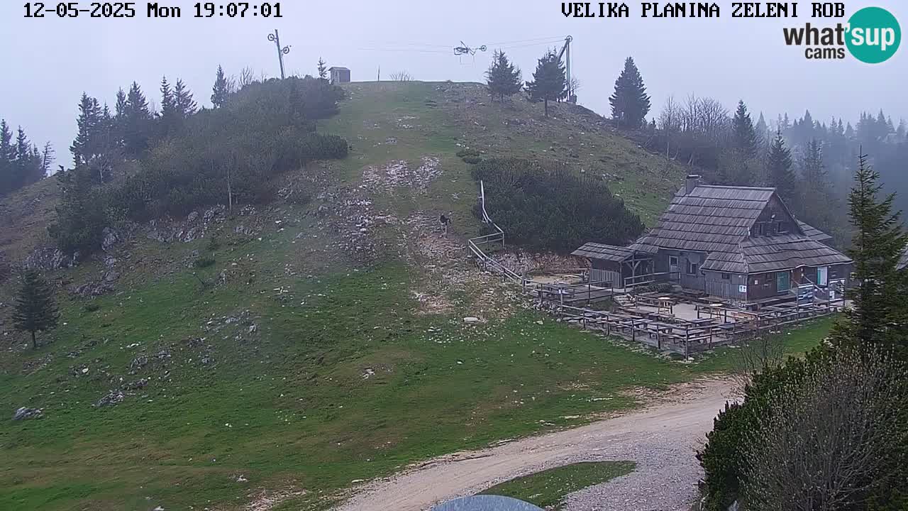 Zeleni Rob – Webcam live | Velika Planina