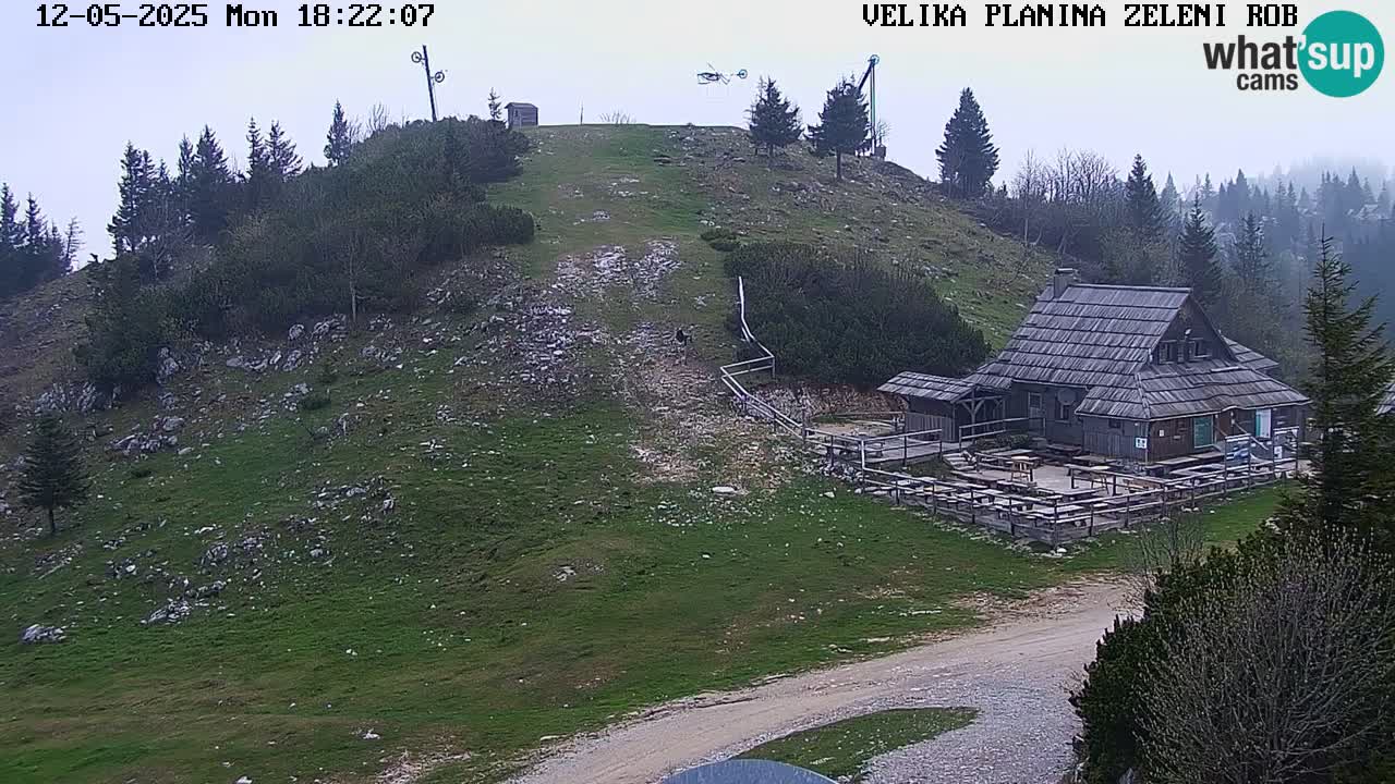 Zeleni Rob – Webcam live | Velika Planina