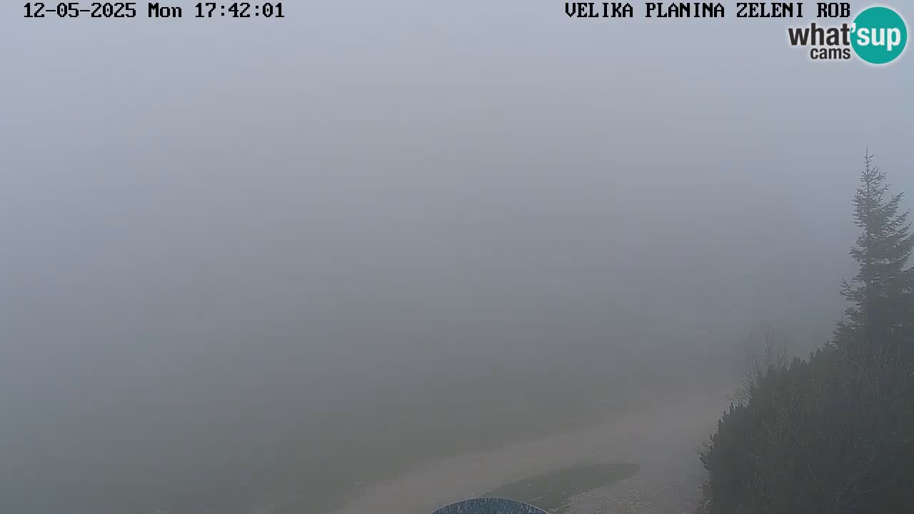 Zeleni Rob | Web kamera Velika Planina