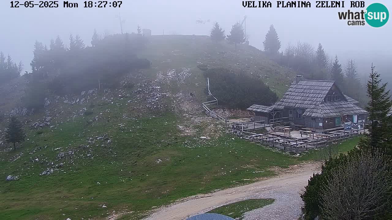Zeleni Rob | Web kamera Velika Planina