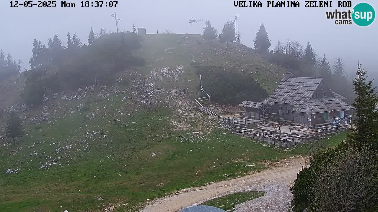 Zeleni Rob – Webcam live | Velika Planina