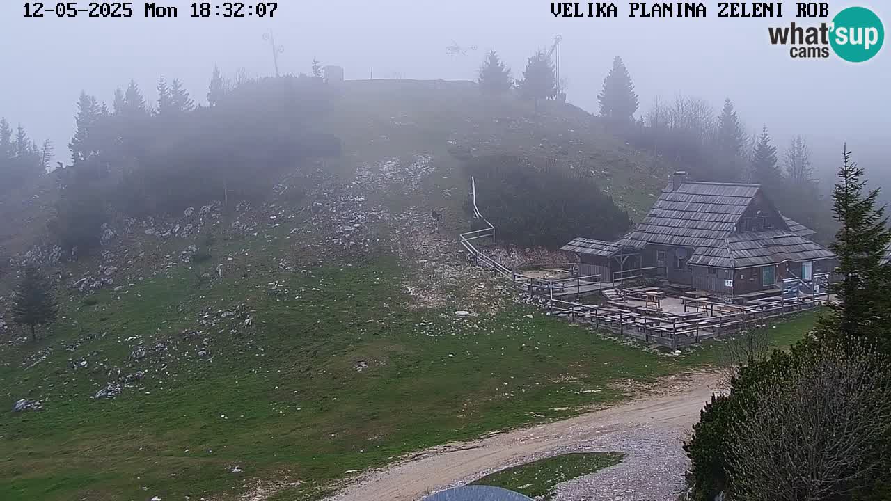 Zeleni Rob | Web kamera Velika Planina