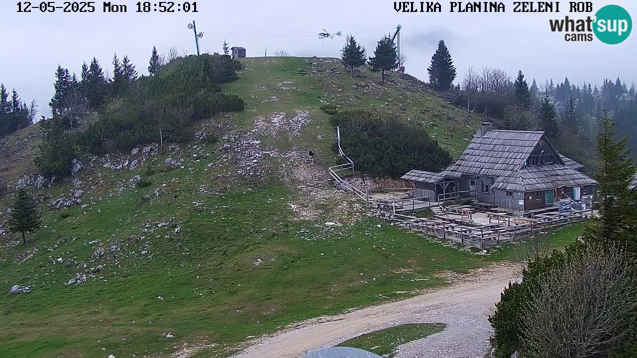 Zeleni Rob | Webcam live Velika Planina