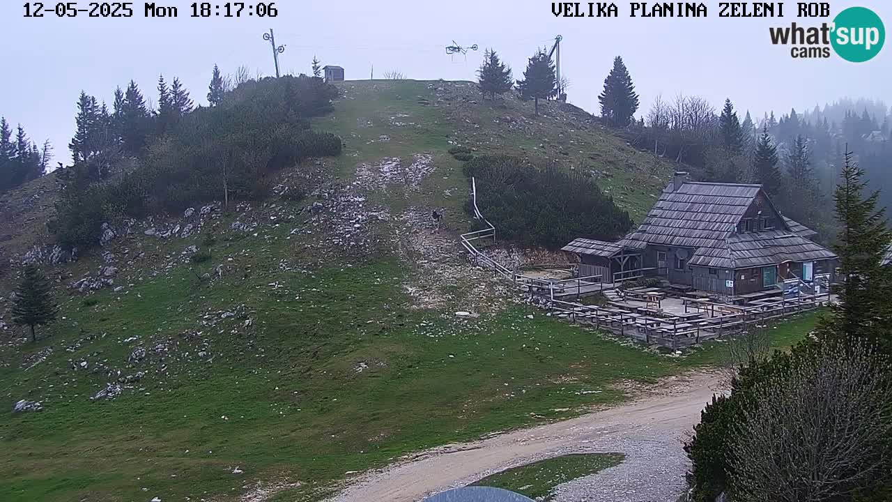 Zeleni Rob – Webcam live | Velika Planina