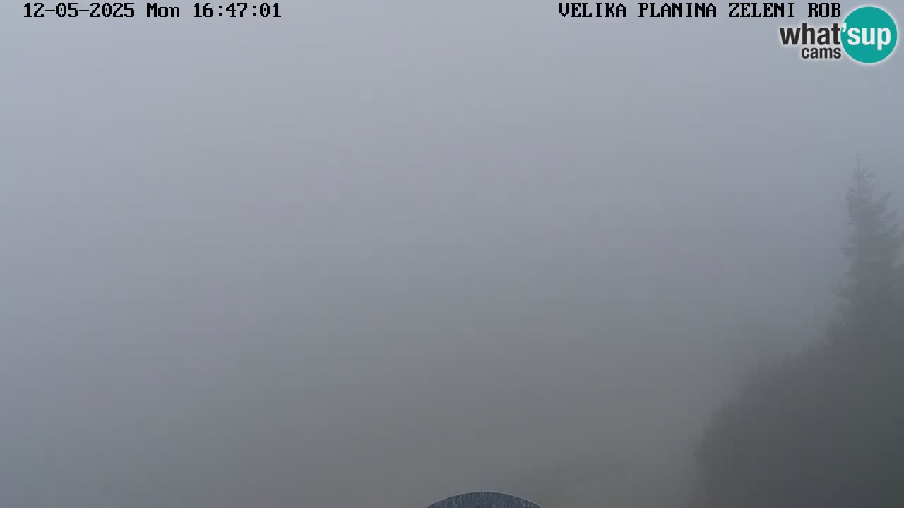 Zeleni Rob | Webcam en vivo Velika Planina