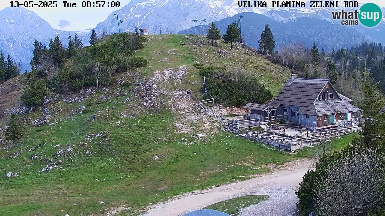 Zeleni Rob – Webcam live | Velika Planina