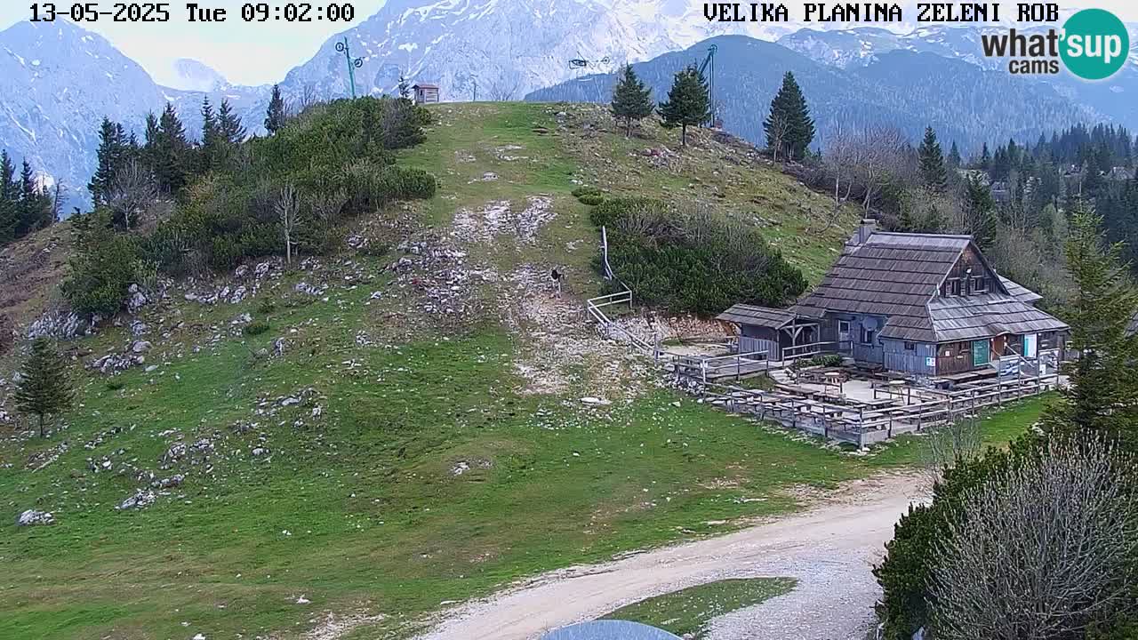 Zeleni Rob – Webcam live | Velika Planina