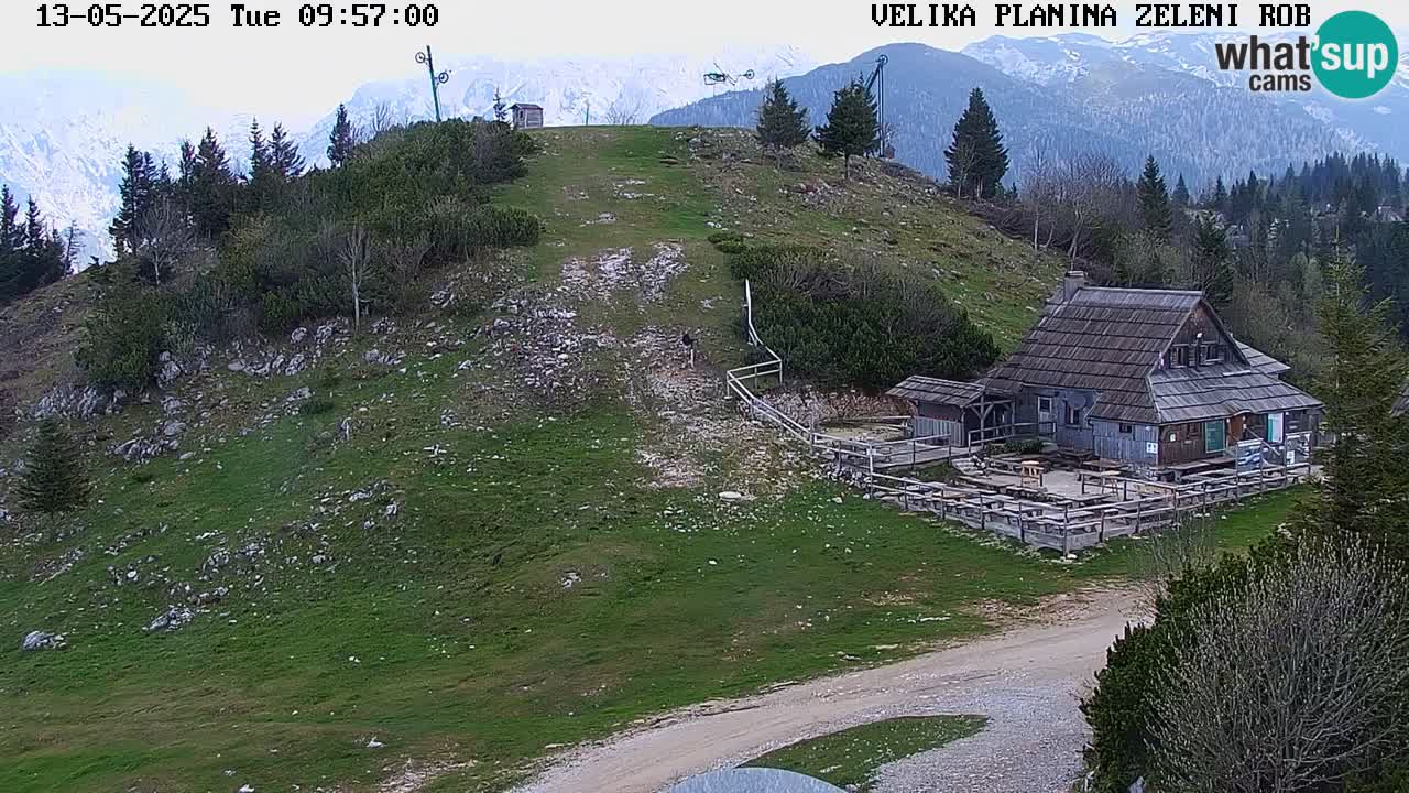 Zeleni Rob – Webcam live | Velika Planina