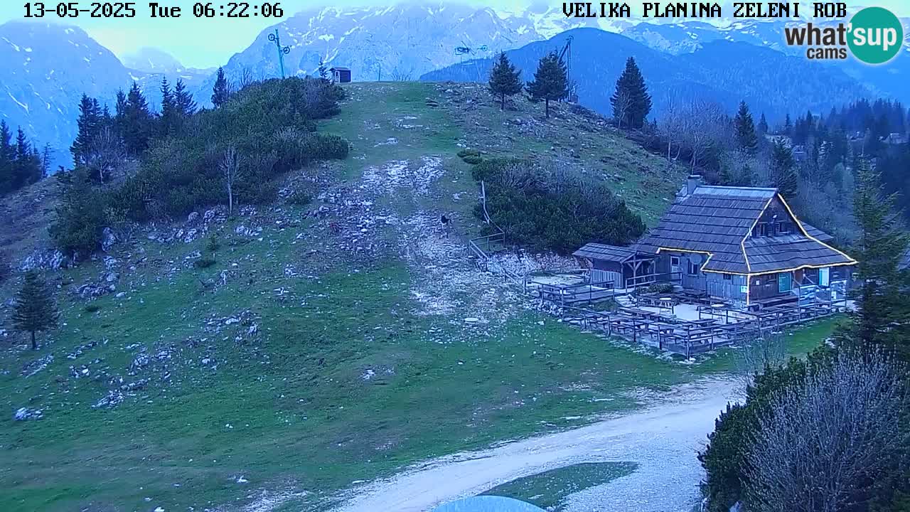 Zeleni Rob – Webcam live | Velika Planina