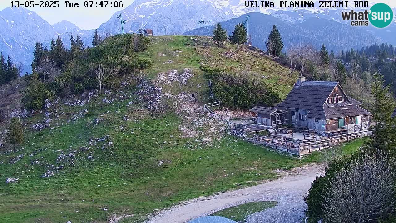 Zeleni Rob – Webcam live | Velika Planina