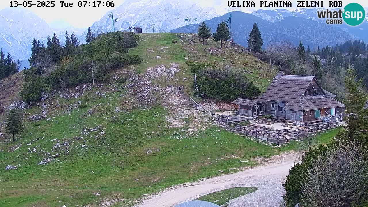 Zeleni Rob | Webcam live Velika Planina