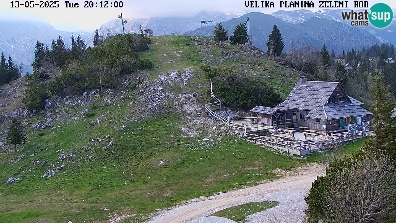 Zeleni Rob – Webcam live | Velika Planina