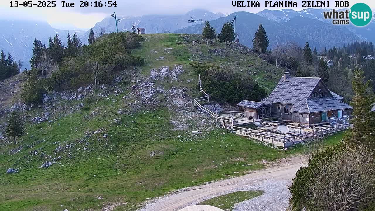 Zeleni Rob | Webcam en vivo Velika Planina