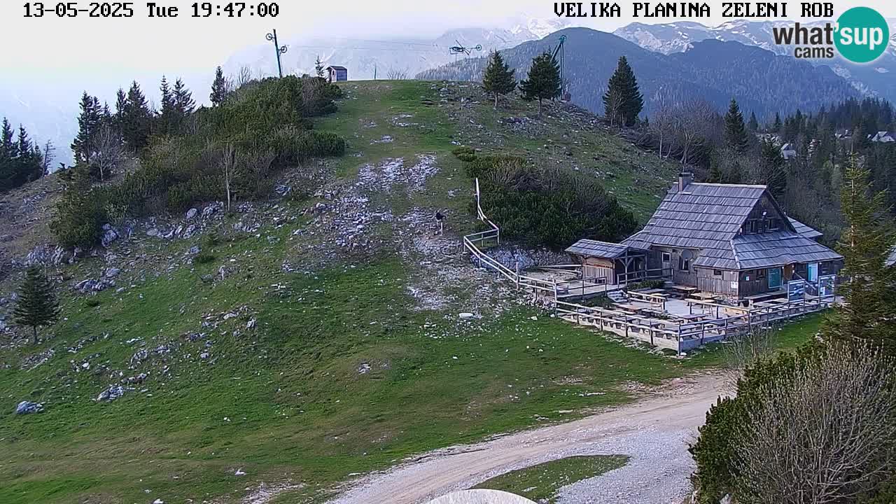 Zeleni Rob | Webcam live Velika Planina