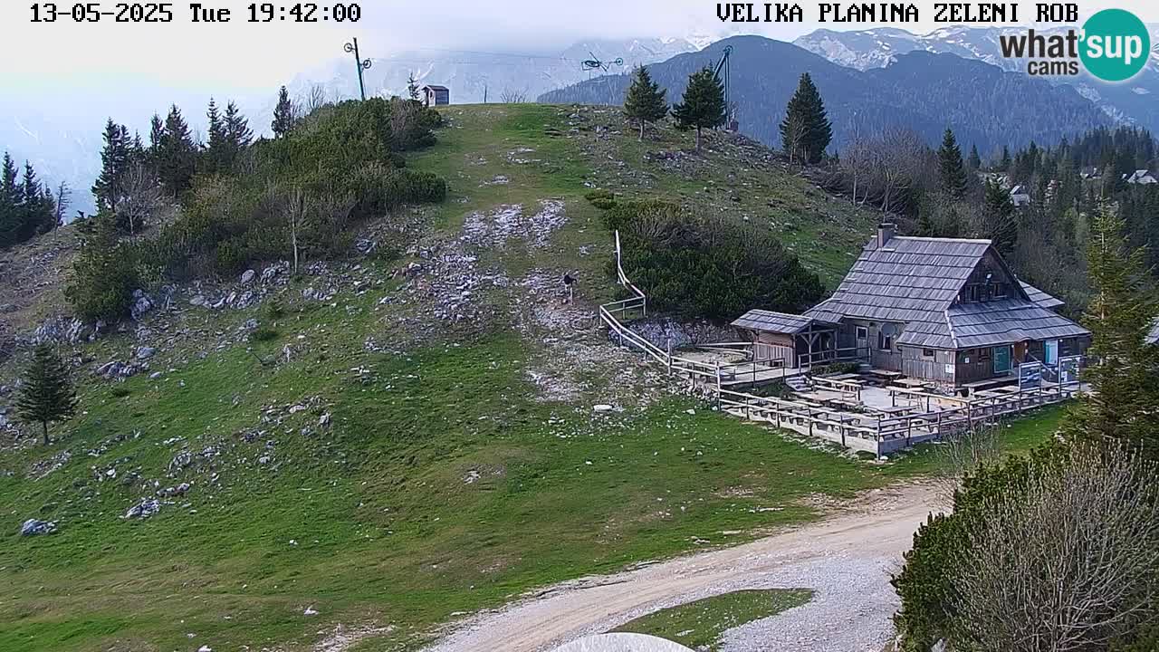 Zeleni Rob | Webcam live Velika Planina