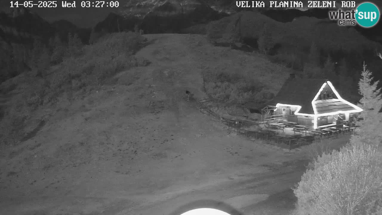 Zeleni Rob | Web kamera Velika Planina