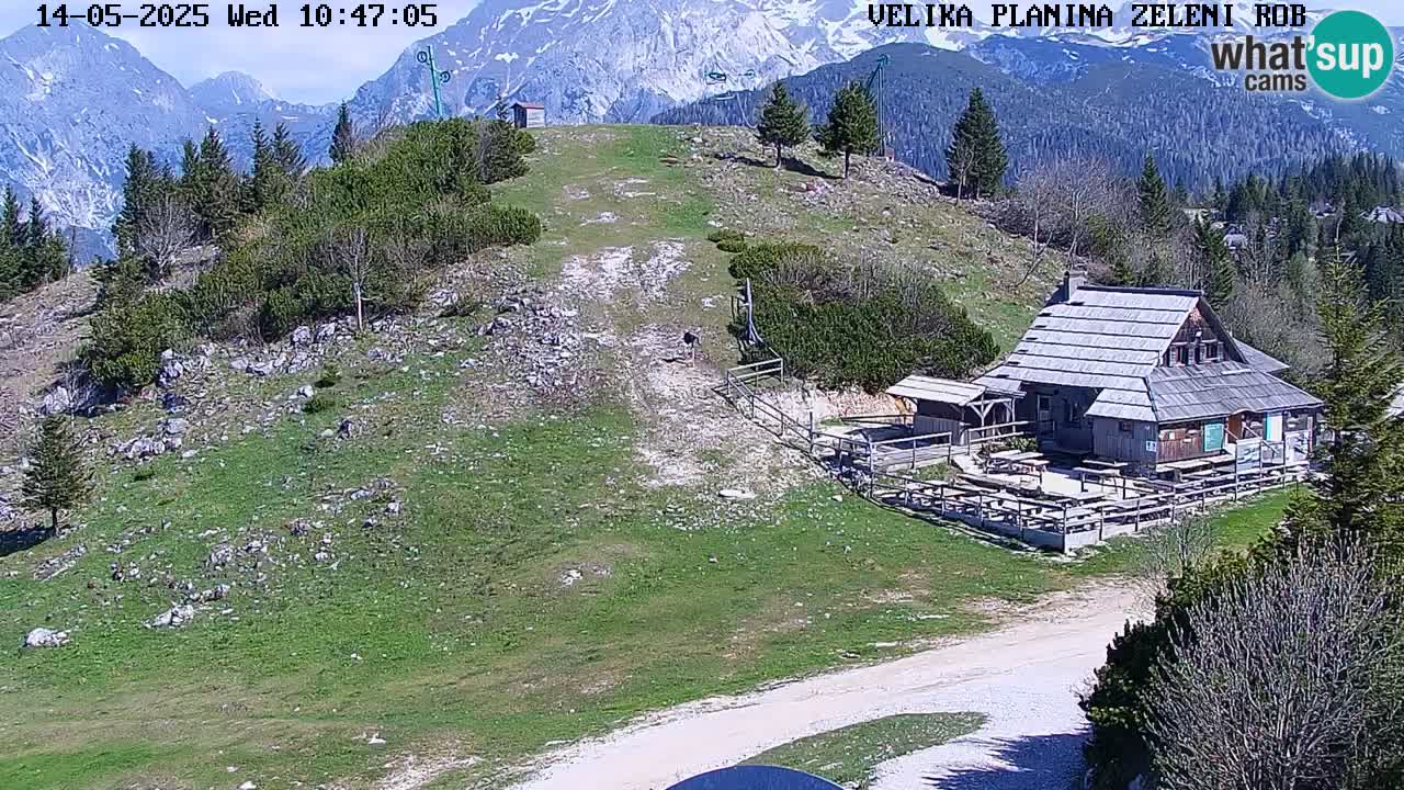 Zeleni Rob – Webcam live | Velika Planina