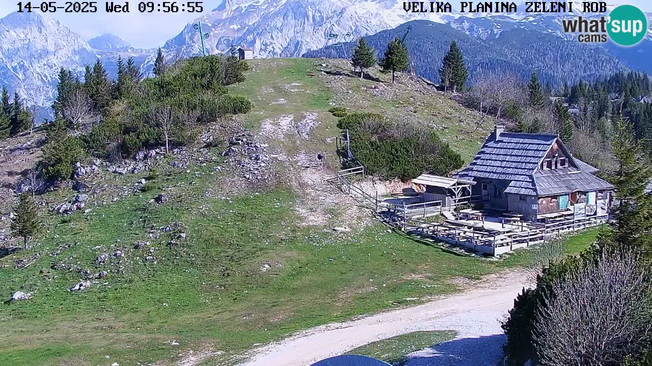 Zeleni Rob – Webcam live | Velika Planina