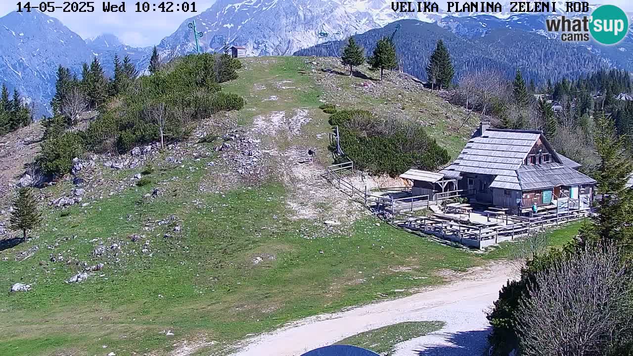 Zeleni Rob – Webcam live | Velika Planina