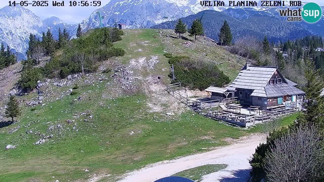 Zeleni Rob | Web kamera Velika Planina