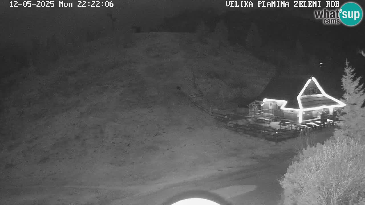 Zeleni Rob – kamera v živo | Velika Planina