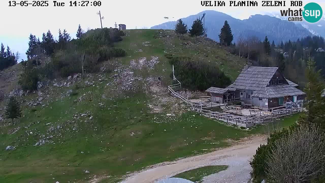 Zeleni Rob – Webcam live | Velika Planina