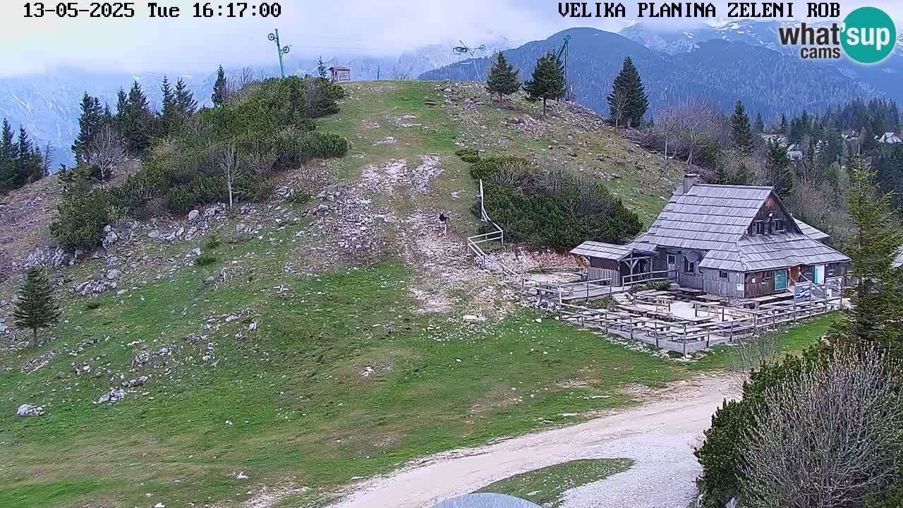 Zeleni Rob – Webcam live | Velika Planina