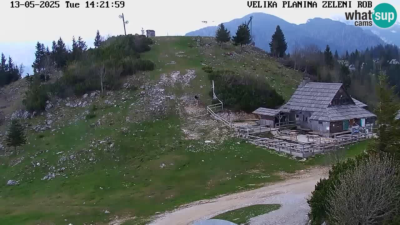Zeleni Rob | Web kamera Velika Planina