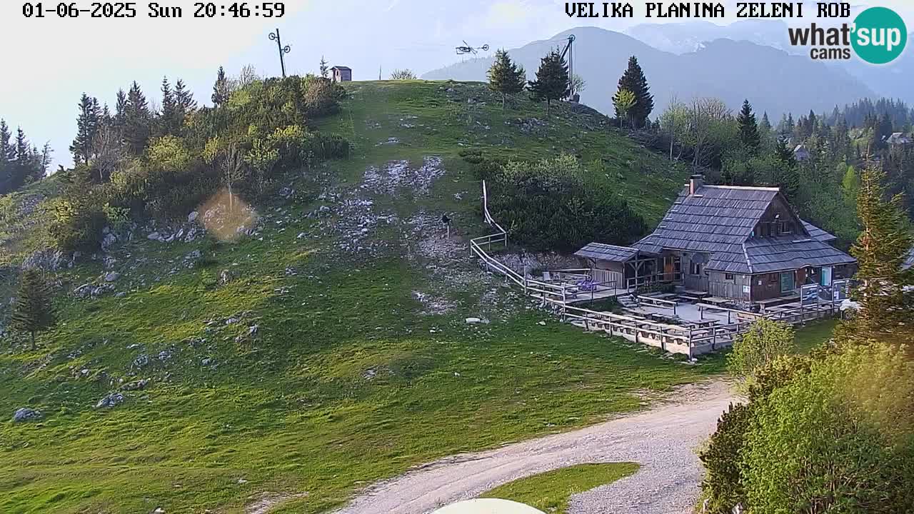 Zeleni Rob – Webcam live | Velika Planina