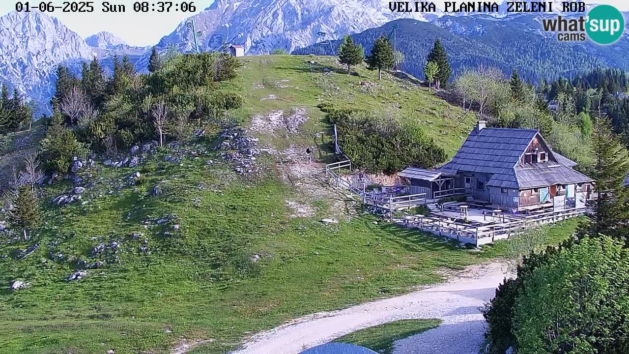 Zeleni Rob | Webcam live Velika Planina
