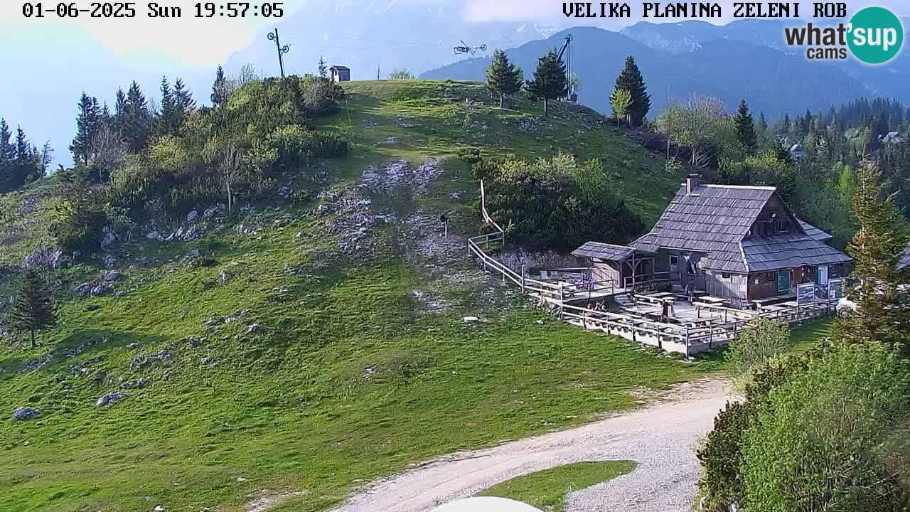 Zeleni Rob – Webcam live | Velika Planina
