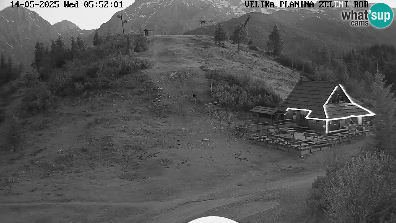 Zeleni Rob | Webcam live Velika Planina