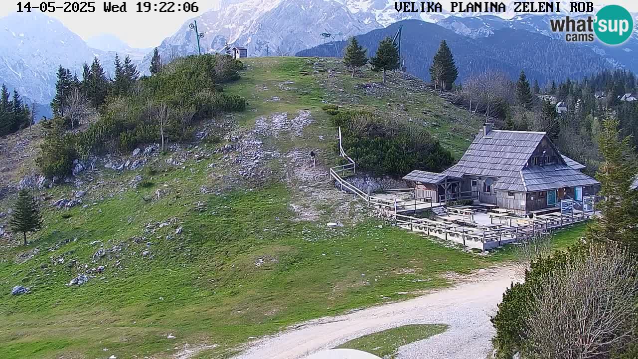 Zeleni Rob – Webcam live | Velika Planina