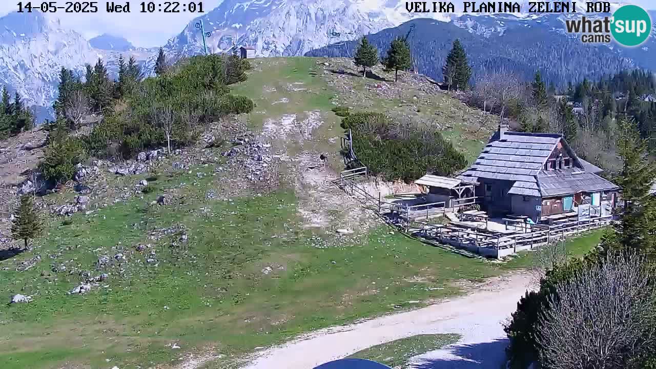 Zeleni Rob – Webcam live | Velika Planina