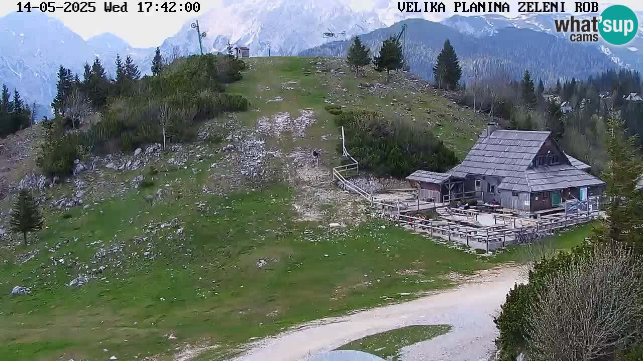 Zeleni Rob – Webcam live | Velika Planina