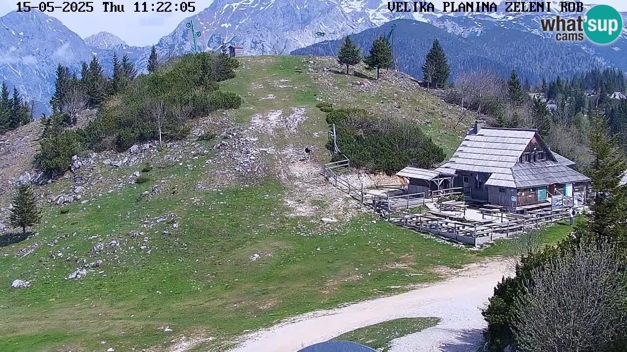 Cámara web en tiempo real Velika Planina