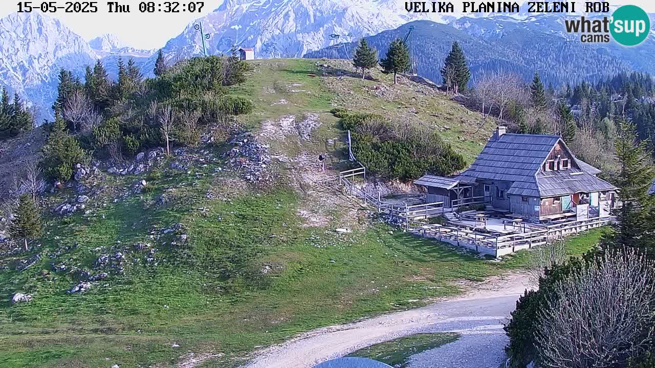 Zeleni Rob – Webcam live | Velika Planina
