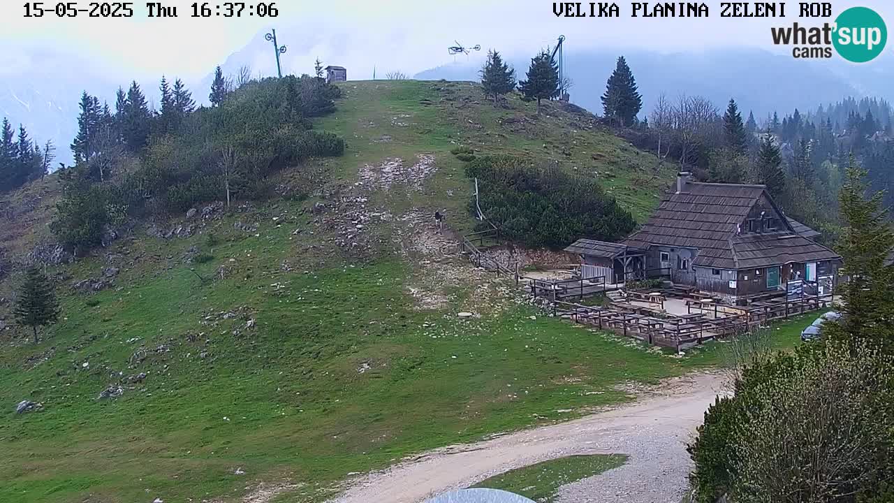 Zeleni Rob – Webcam live | Velika Planina