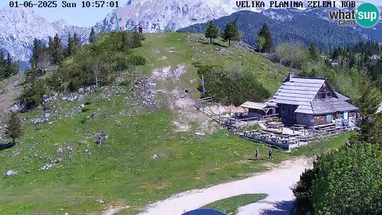 Zeleni Rob – Webcam live | Velika Planina