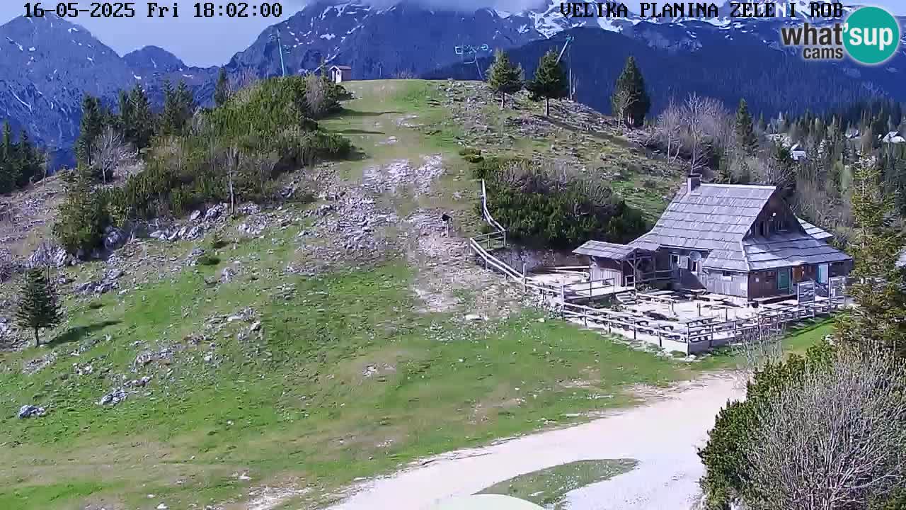 Zeleni Rob – Webcam live | Velika Planina