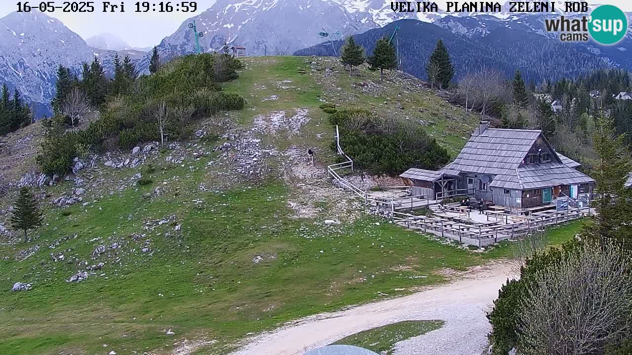 Zeleni Rob – Webcam live | Velika Planina