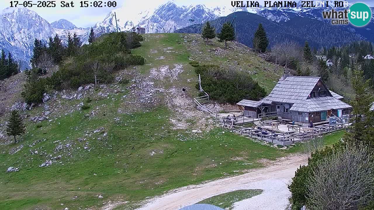 Zeleni Rob – Webcam live | Velika Planina