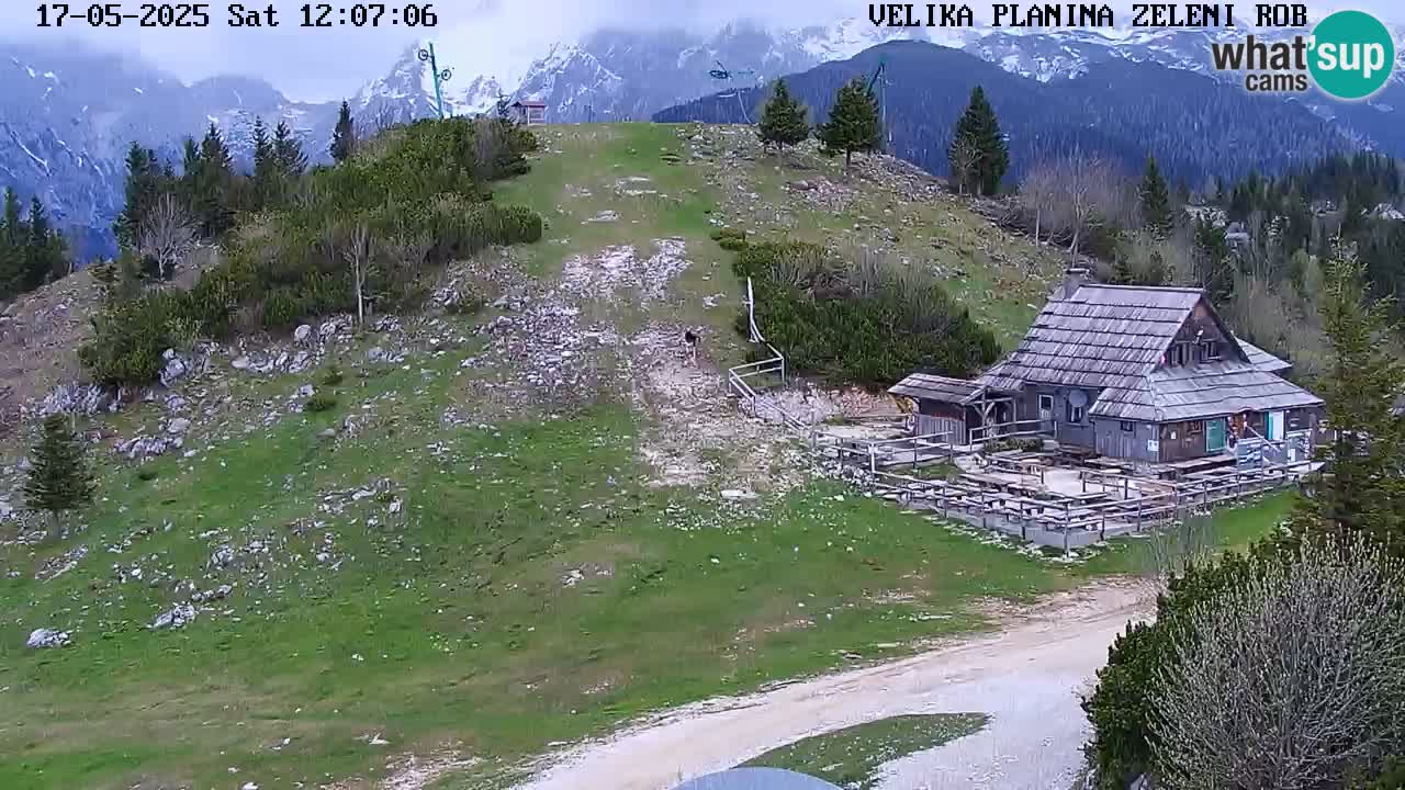 Zeleni Rob – Webcam live | Velika Planina