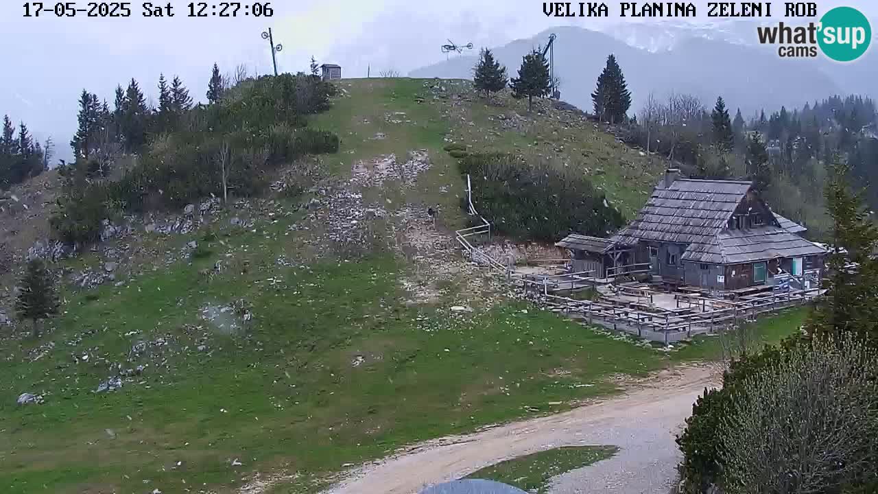 Zeleni Rob – Webcam live | Velika Planina