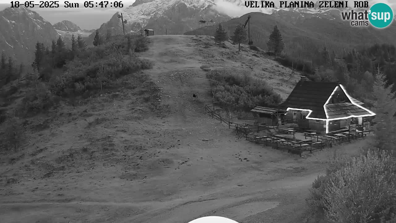 Cámara web en tiempo real Velika Planina